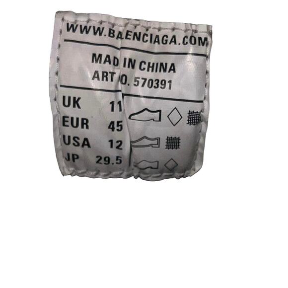 Balenciaga Track Trainer Black & Green Men’s Sneakers Size 12 - Picture 8 of 9